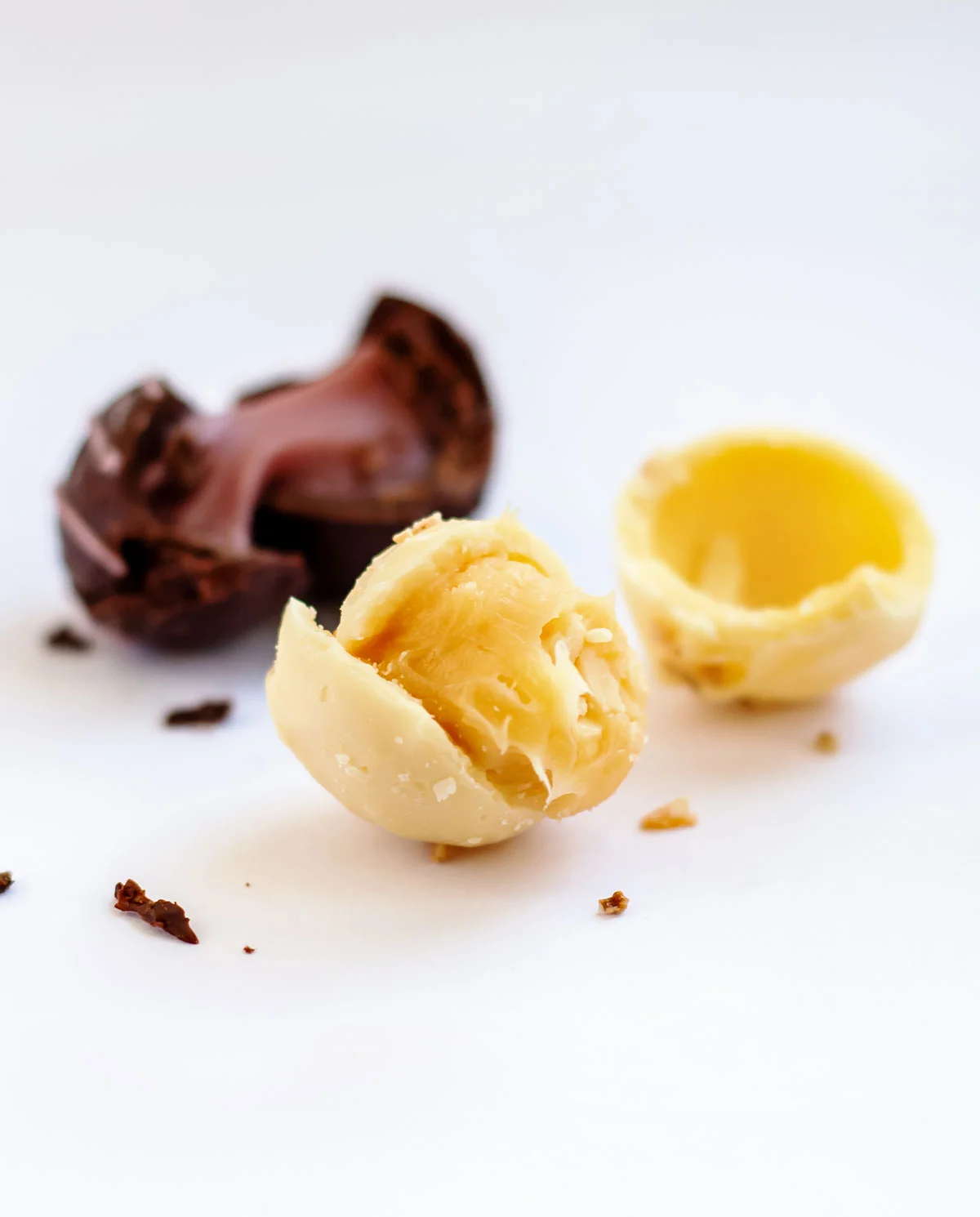 praline ripiene alla crema
